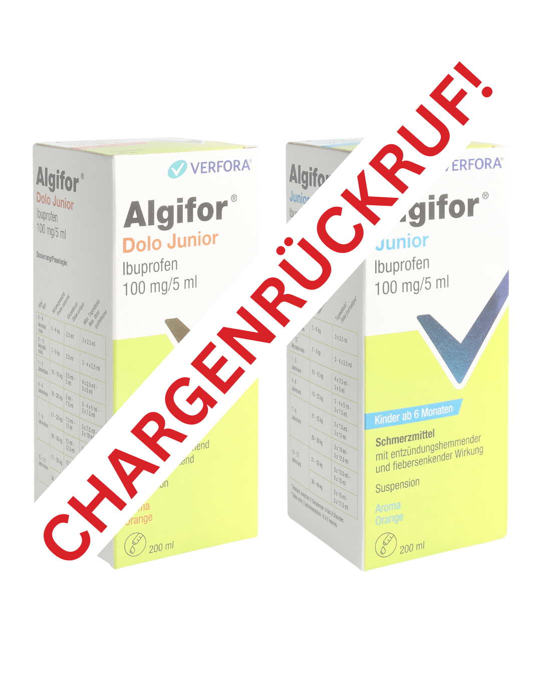 Apotheke Möhlin - Chargenrueckruf algifor