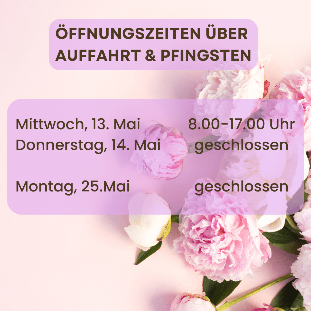 Blog 9 Apotheke Möhlin - Oeffnungszeiten Auffahrt Pfinsten 26 Homepage
