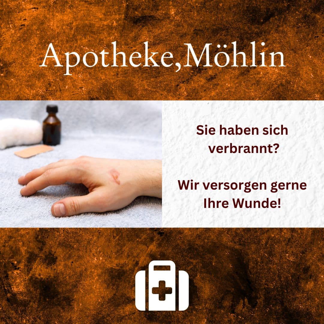 Blog 3 Apotheke Möhlin - Wundversorgung Verbrennungen