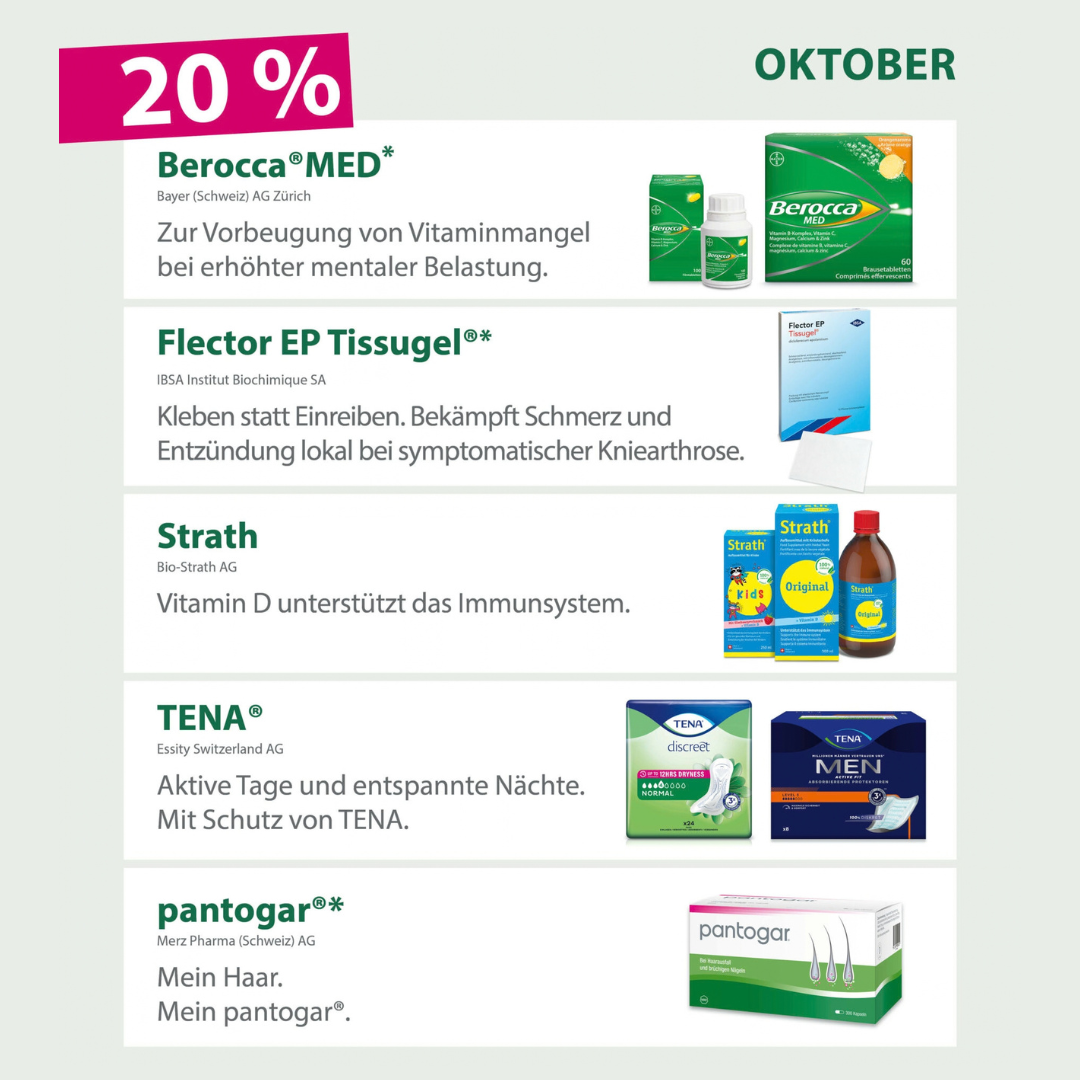 Apotheke Möhlin - Oktober